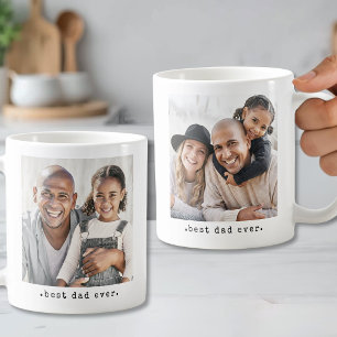 Minimalistisch Beste Papa Ooit Volledige Foto Koffiemok