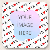 Minimalistisch bij witte kleppen bier onderzetter (Voorkant)