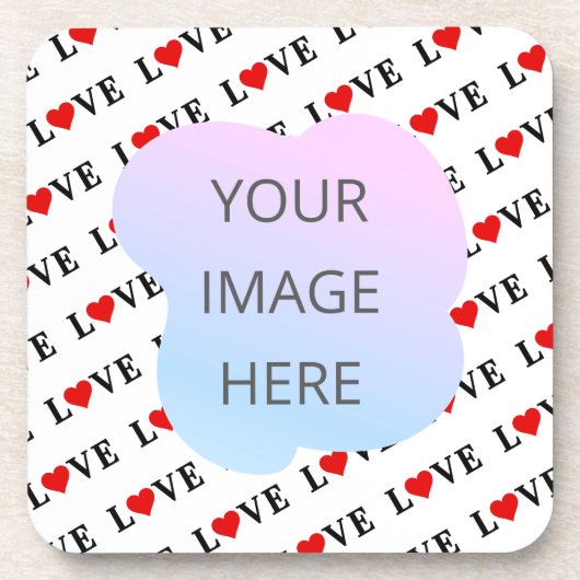 Minimalistisch bij witte kleppen bier onderzetter (Voorkant)