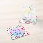 Minimalistisch bij witte kleppen kartonnen onderzetters (Insitu)