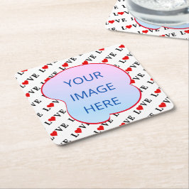 Minimalistisch bij witte kleppen kartonnen onderzetters