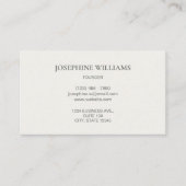 Minimalistisch Bijbelvers Psalm 29:11 - Christelij Visitekaartje (Voorkant)