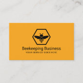 Minimalistisch bijenhouderijsysteem voor honingbij visitekaartje (Voorkant)