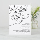 Minimalistisch bijtend geslacht neutraal Hallo Bab Kaart (Staand voorkant)