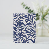 Minimalistisch blad feestdagenkaart (Staand voorkant)