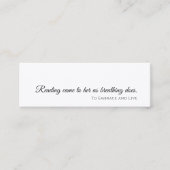 minimalistisch Bladwijzer | Modern promotioneel on Mini Visitekaartje (Voorkant)