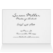 Minimalistisch blauw certificaat voor radionavigat (Binnen Horizontaal (Boven))