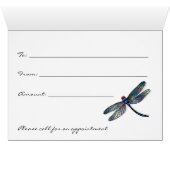 Minimalistisch blauw certificaat voor radionavigat (Binnen Horizontaal (Onder))