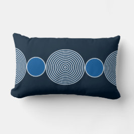 Minimalistisch blauw cirkelvormige omhulling Patro Kussen