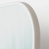 Minimalistisch blauw en wit Ombre Modern Monogram Pickleball Paddle (Links Detail)