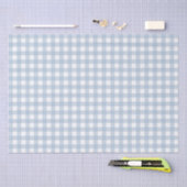 Minimalistisch blauw Gingham Pset Pattern Tissuepapier (Craft)