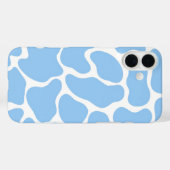 Minimalistisch blauw Koe afdrukken Case-Mate iPhone Case (Achterkant (horizontaal))