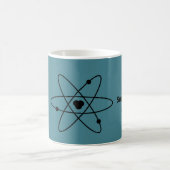 Minimalistisch blauw koffiemok (Center)
