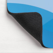 Minimalistisch blauw muismat (Hoek)