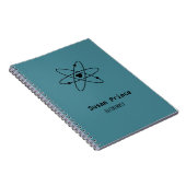 Minimalistisch blauw notitieboek (Rechterzijde)