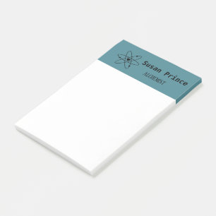 Minimalistisch blauw post-it® notes
