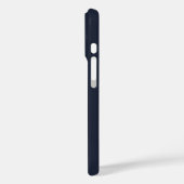 Minimalistisch Blauw Promotie Bedrijfslogo Case-Mate iPhone Case (Achterkant / Links)