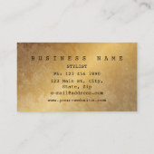 Minimalistisch blauw vip-Visitekaartje Visitekaartje (Achterkant)