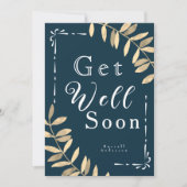 Minimalistisch blauw wordt snel goed Kaart (Voorkant)