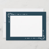 Minimalistisch blauw wordt snel goed Kaart (Achterkant)