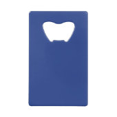 Minimalistisch blauw & zilver "papa" Aangepast - Creditkaart Flessenopener (Achterkant)