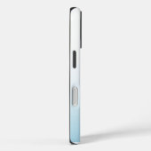 Minimalistisch Blauwe Boze Oog Icoon op Pastel Ach Case-Mate iPhone Case (Achterkant / Rechts)