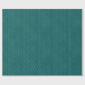Minimalistisch Blauwgroen kunstdeco voor Silver Cadeaupapier (Vlak)