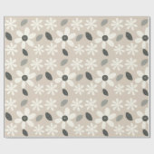 Minimalistisch bloempapier cadeaupapier (Vlak)