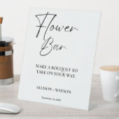 Minimalistisch Bloemstaafteken vrijgezellenfeest Reclamebord Met Voetstuk (Insitu)