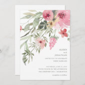 Minimalistisch Bloom | Weddenschap Kaart (Voorkant / Achterkant)