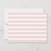 Minimalistisch Blush Roze Gepersonaliseerde Naam N Notitiekaartje (Achterkant)