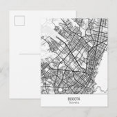 Minimalistisch Bogota Colombia Briefkaart (Voorkant / Achterkant)