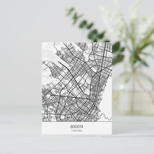 Minimalistisch Bogota Colombia Briefkaart (Staand voorkant)