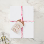 Minimalistisch Boho Arch Sunshine Baby shower Cadeaulabel (Met Touw)
