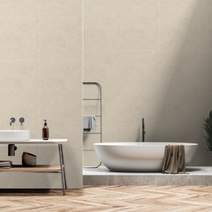 Minimalistisch Boho Beige gips Behang