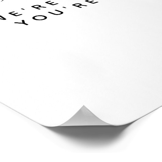 Minimalistisch Boho Champagne Vrijgezellenfeest We Poster (Hoek)