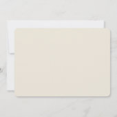 Minimalistisch Boho Green Eucalyptus Botanical Wed Kaart (Achterkant)