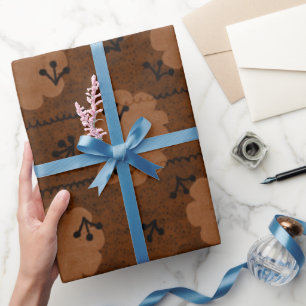 MINIMALISTISCH BOHO-LUCHTONTWERP BRUINE WOLKENPA CADEAUPAPIER