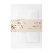 Minimalistisch Boho Pampas Grass Uitnodigingen Wikkel (Voorkant Voorbeeld)