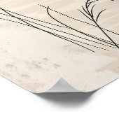 minimalistisch Boho Poster (Hoek)