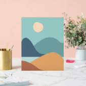 Minimalistisch boho-poster acryl bord (Huwelijk)