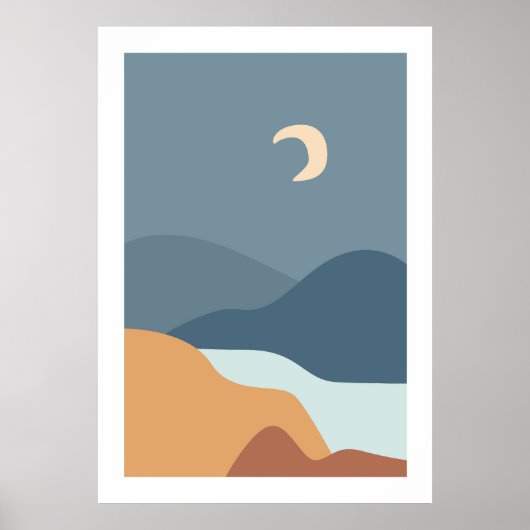 Minimalistisch boho-poster poster (Voorkant)