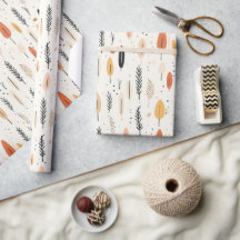 Minimalistisch Boho stijl cadeaupapier