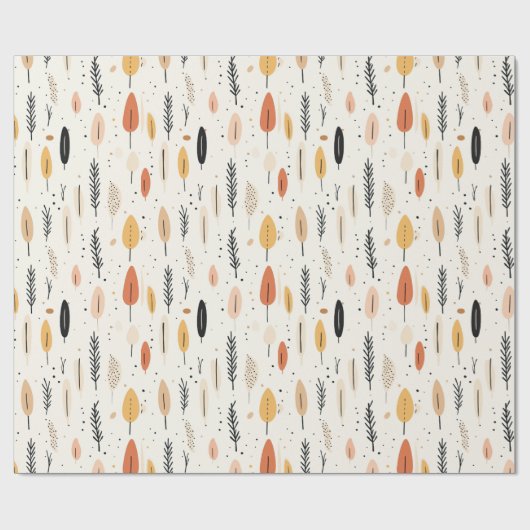 Minimalistisch Boho stijl cadeaupapier (Vlak)