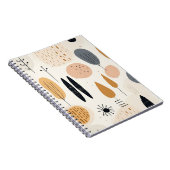 Minimalistisch Boho-stijl spiraal notitieboek (Rechterzijde)