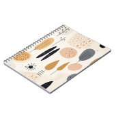 Minimalistisch Boho-stijl spiraal notitieboek (Linkerzijde)