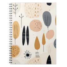 Minimalistisch Boho-stijl spiraal notitieboek