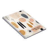 Minimalistisch Boho-stijl spiraal notitieboek (Rechterzijde)
