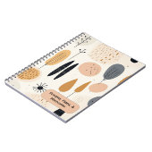 Minimalistisch Boho-stijl spiraal notitieboek (Linkerzijde)