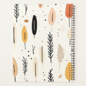 Minimalistisch Boho-stijl spiraal notitieboek (Achterkant)